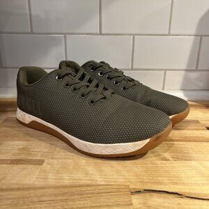 NOBULL Outwork Trainers Athletic Shoes M's 8 - W's 9.5 Olive Green Lace Up Mesh